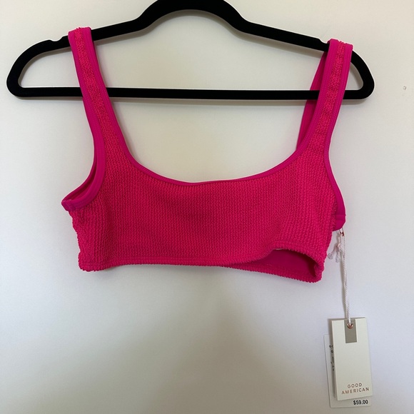 Good American Always Fits Khloe Bikini in Pink Glow002, Size Small / Medium - Picture 4 of 11